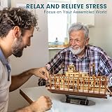 CubicFun Ship 3D Puzzle Mississippi Steamboat Kit 142 Pcs No Glue No Scissors view 4