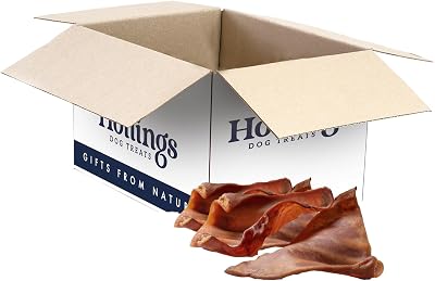 Hollings Pig Ears Dog Treats 100% Natural Grain Free 20 Loose