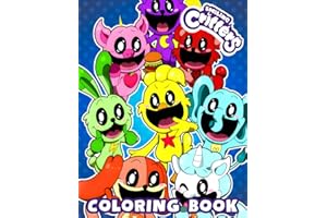 Smiling's Critters Coloring Book: Discover the Joyful World of Smiling Characters with CatNap, DogDay, Bobby BearHug, Bubba Bubbaphant, CraftyCorn, ... Boys and Girls, Provides Relaxation and Fun!