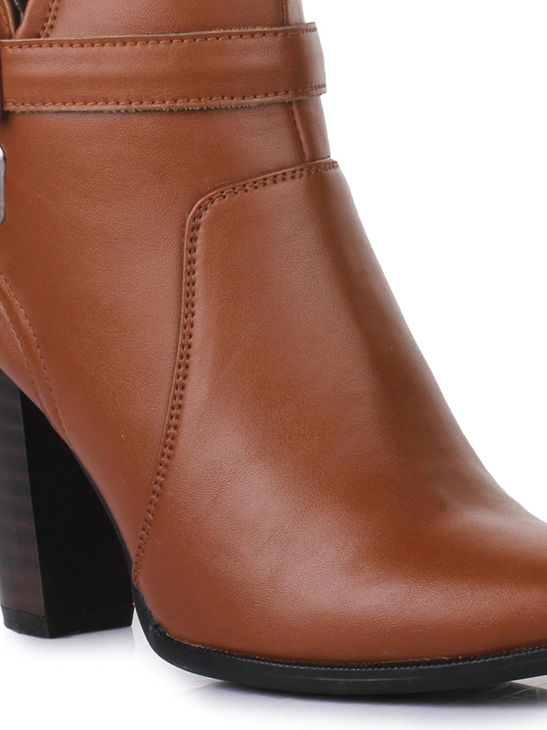 bruno manetti women(bt-002) tan synthetic leather boots