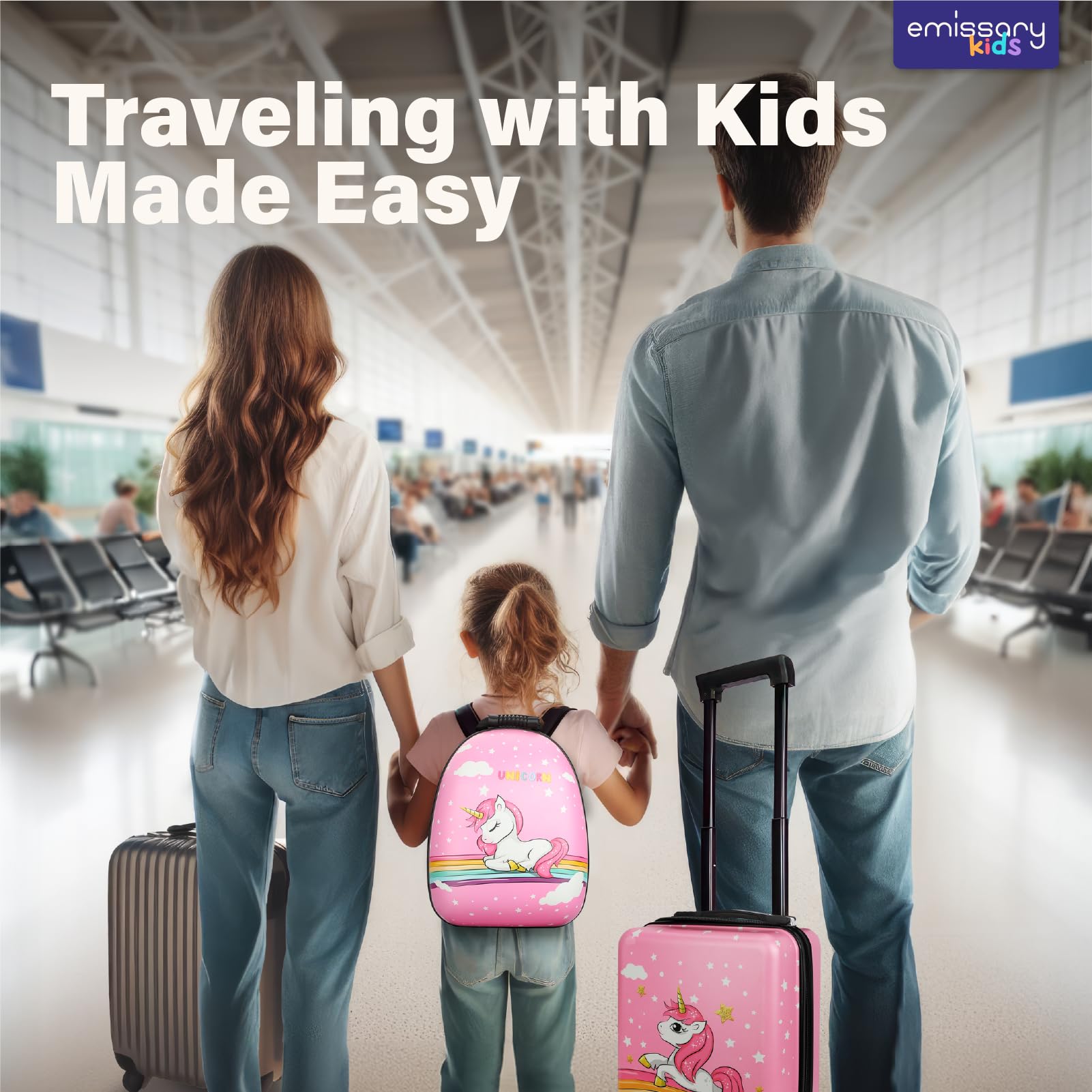 emissary Kids Suitcase for girls, 16
