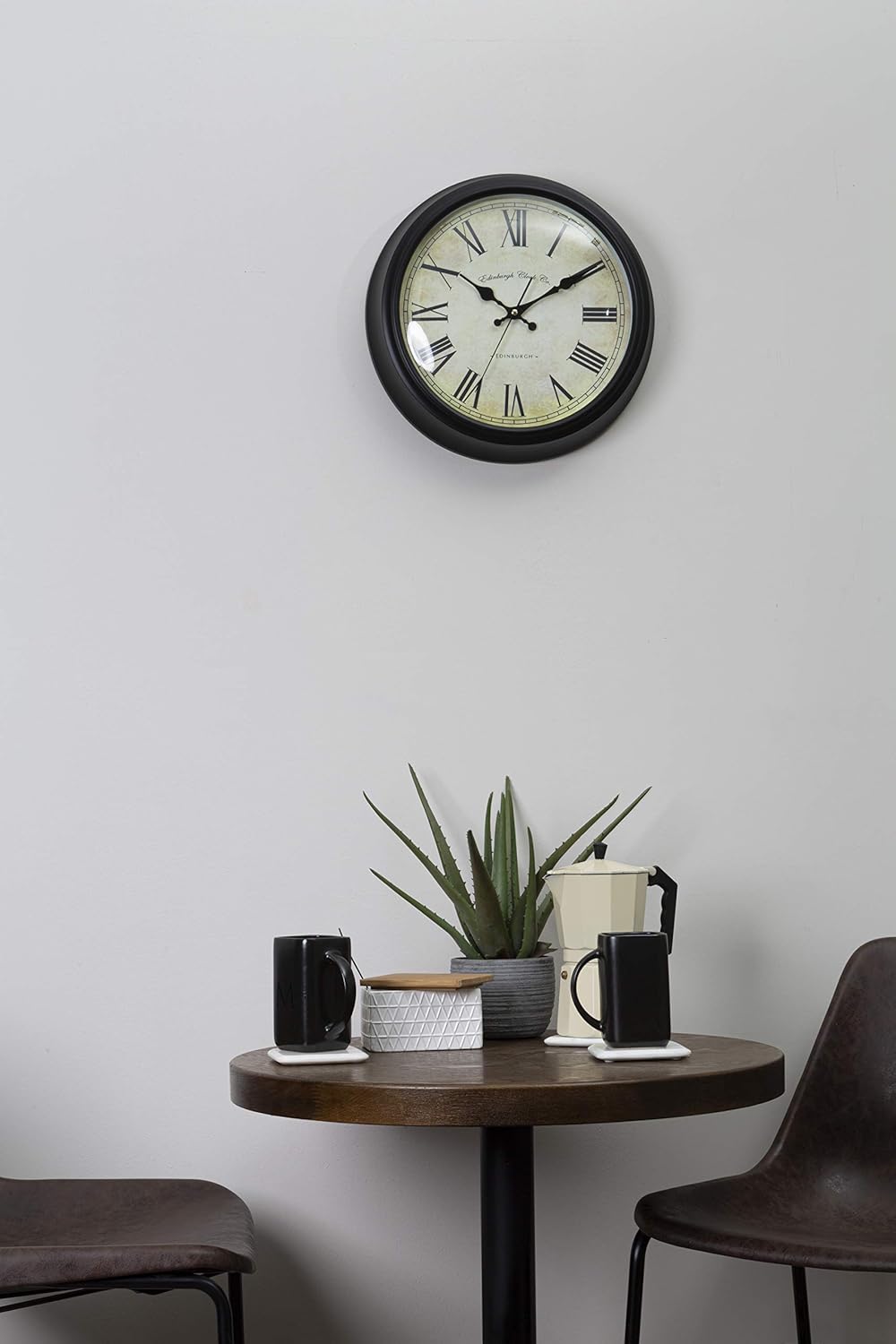 Premier Housewares Wall Clocks Clocks For Kitchen Living Room Office Clock Wall Clock Kitchen Wall Clock Living Room 33.5 Cm X 33.5 Cm X 8 Cm - Image 3