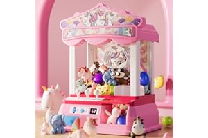 ANBURI Claw Machine, Large Claw Machine for Kids, Unicorn Toys for Girls Age 4-6, Toys for Girls 8-10, 4 5 6 7 8 Year Old Girl Birthday Gifts Ideas, Pink