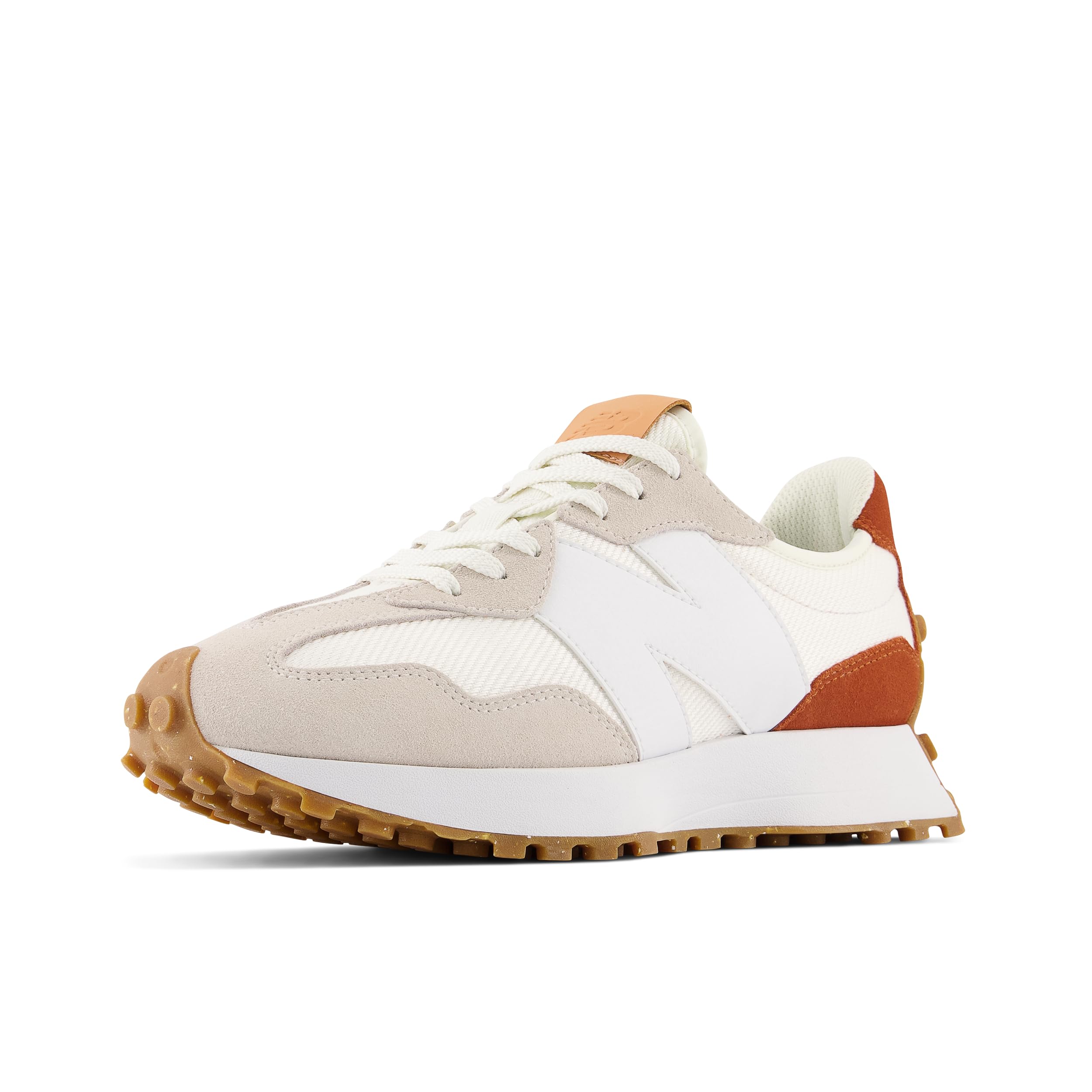 New Balance Women's 327 V1 Sneaker, Sea Salt/Rust Oxide, 7 Image