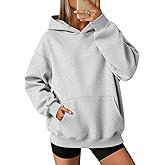 ATHMILE Womens Oversized Hoodies Fleece Sweatshirts Long Sleeve Sweaters Pullover Fall Clothes with Pocket