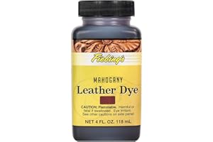 Fiebing's Leather Dye - Alcohol Based Permanent Leather Dye - 4 oz - Mahogany