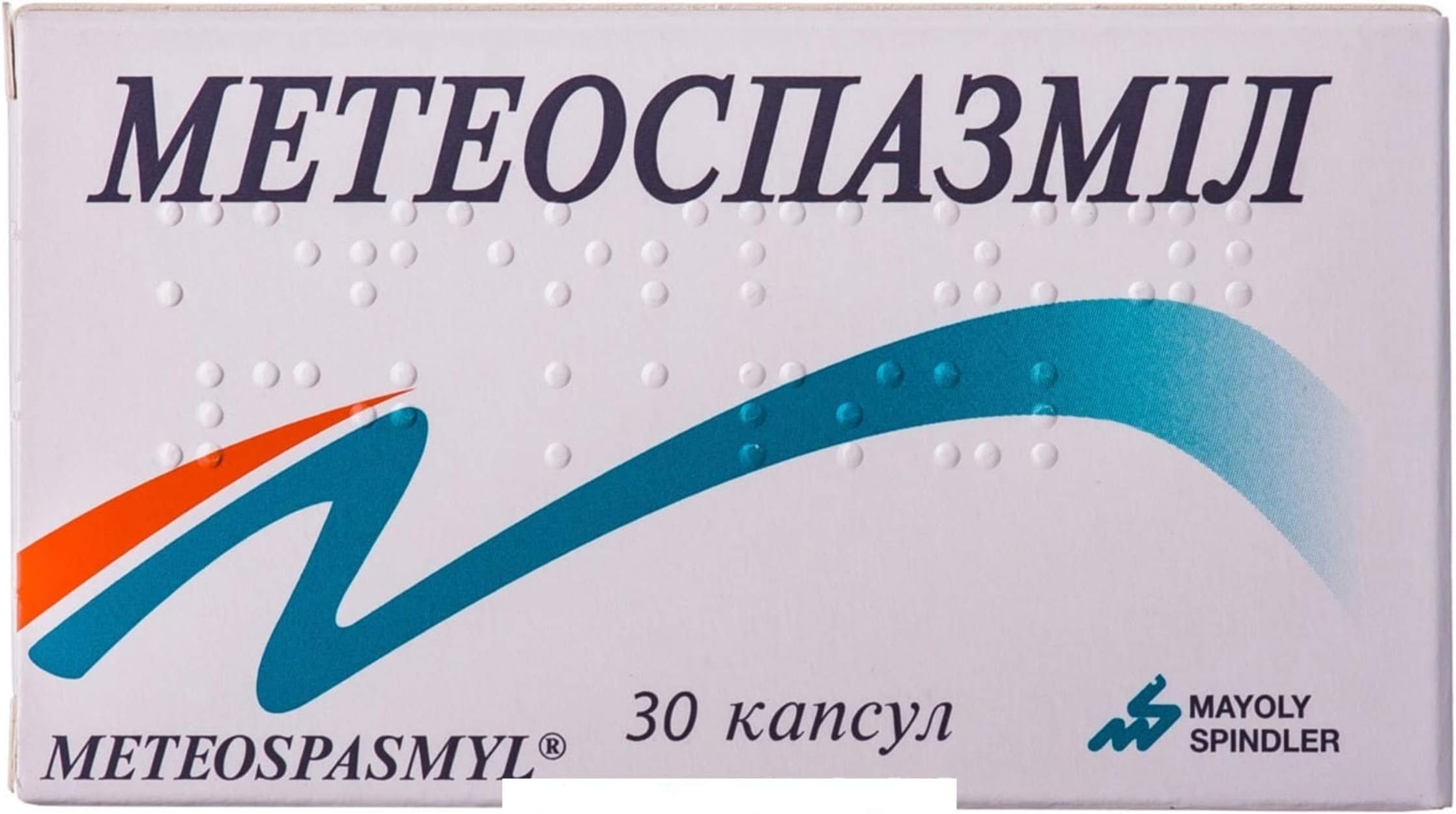 Meteospasmyl 30 Capsules for intestinal dysfunction spasmolytic Effect
