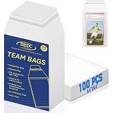 DEDC 100 Bulk Pack Psa Slab Sleeves, Team Bags Graded Card Sleeves Fit Psa Slab Protector for Trading Cards Baseball Sports Rating Boards