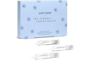 Just Juice - The Summer I Turned Pretty Mini Perfume Set - 3 Perfumes for Women and Men - Cousins Beach, Bonfire Nights, Summ