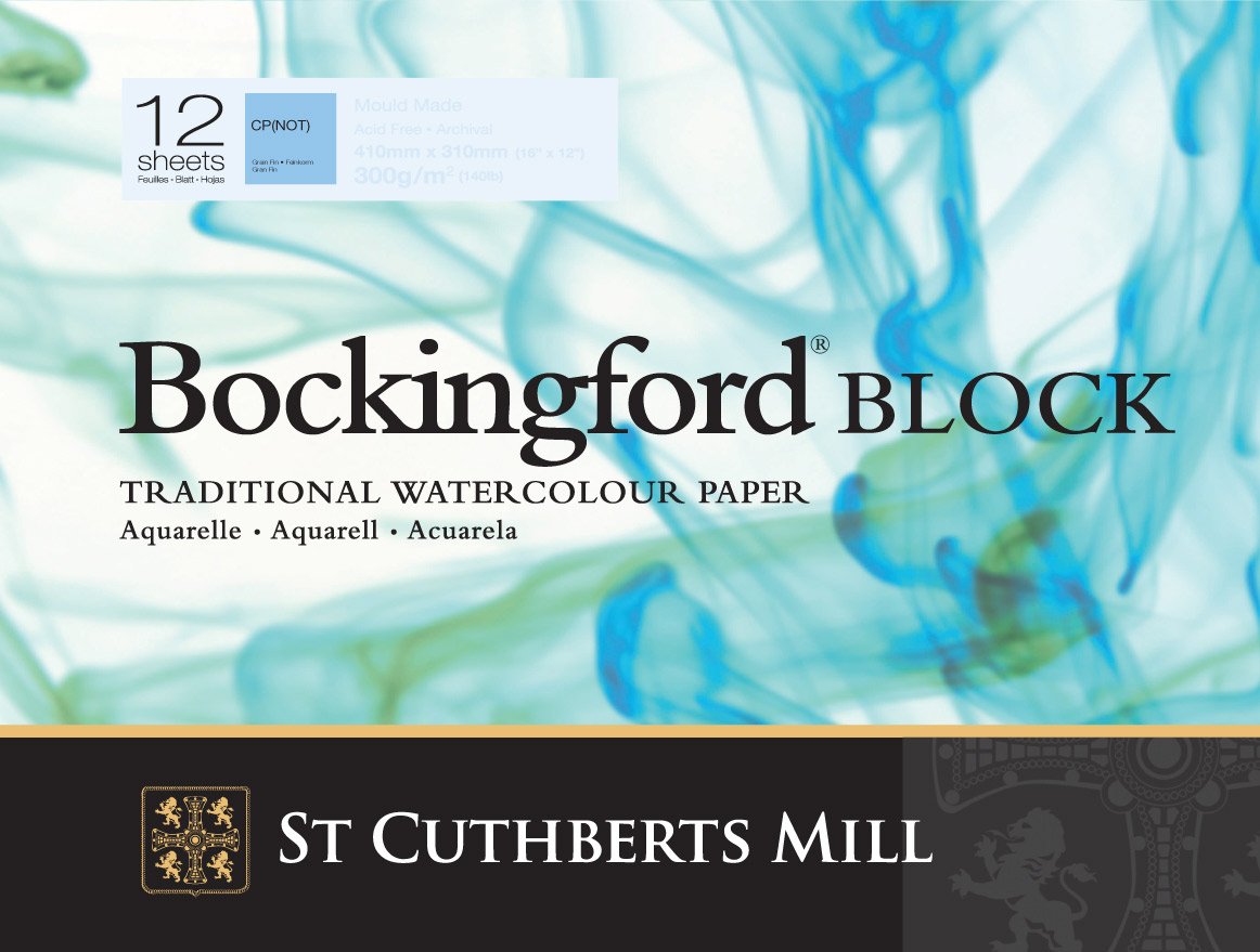 Bockingford Toilet Block 140 lbs Cp 12X16 White