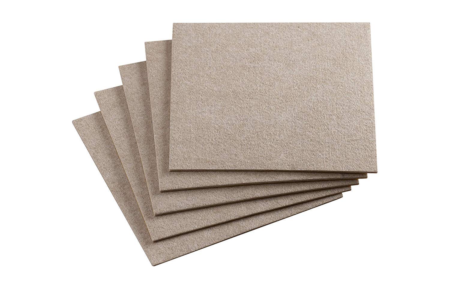 Meister Felt Glider "TopSoft" self-adhesive, 200 x 200 mm, 5 pieces, 645506