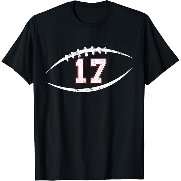 Amazon.com: Vintage Football Jersey Number 7 T-Shirt Player Number