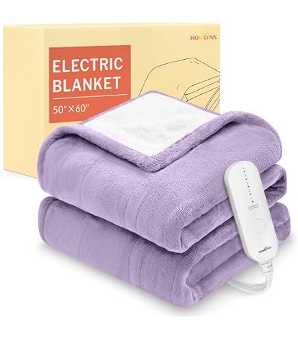Amazon.com: ZXU Heated Blanket Electric Throw Blanket， Plush