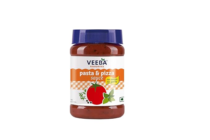 Veeba Pasta and Pizza Sauce-No Onion No Garlic, 310g