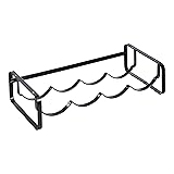 Amazon Basics Tabletop Stackable 4-Bottle Metal