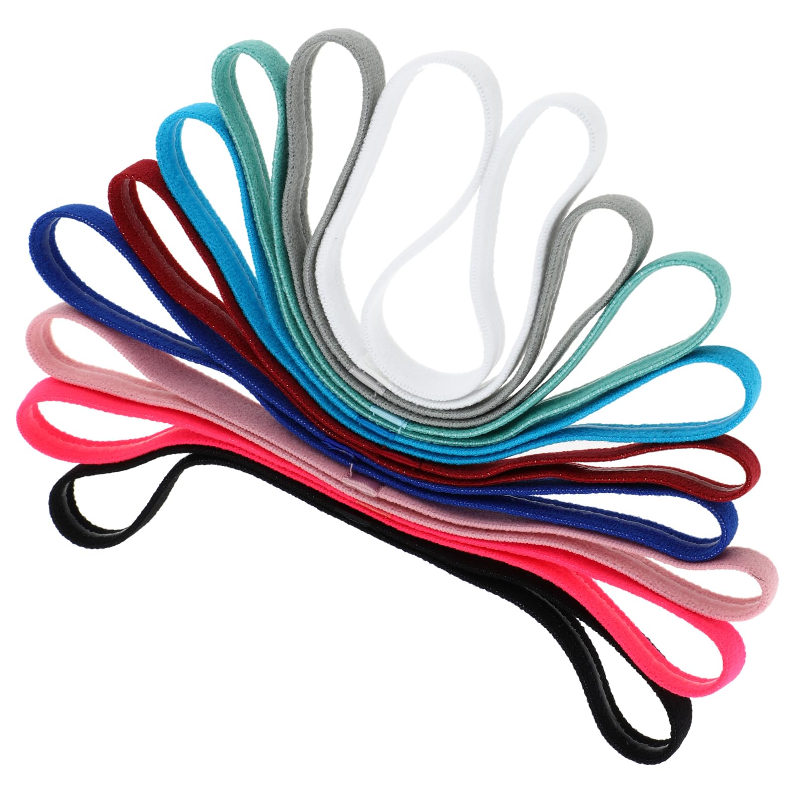 Photo 1 of Ymapinc 9PCS Non Slip Skinny Elastic Headbands for Women Girls Men, Thin Headband for Women, Workout Hair Bands for Women's Hair Sports Workout Headbands Thin Non Slip with 9 Vibrant Colors