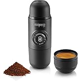 WACACO Minipresso GR, Portable Espresso Machine, Compatible Ground Coffee, Hand Coffee Make, Travel Gadgets, Manually Operate
