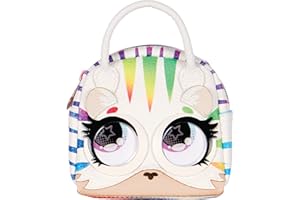 Purse Pets Micros, Roarin’ Rainbow Tiger Mini Kids Purse with Eye Roll, Shoulder Bag Crossbody Purse Accessories, Girls Coin 