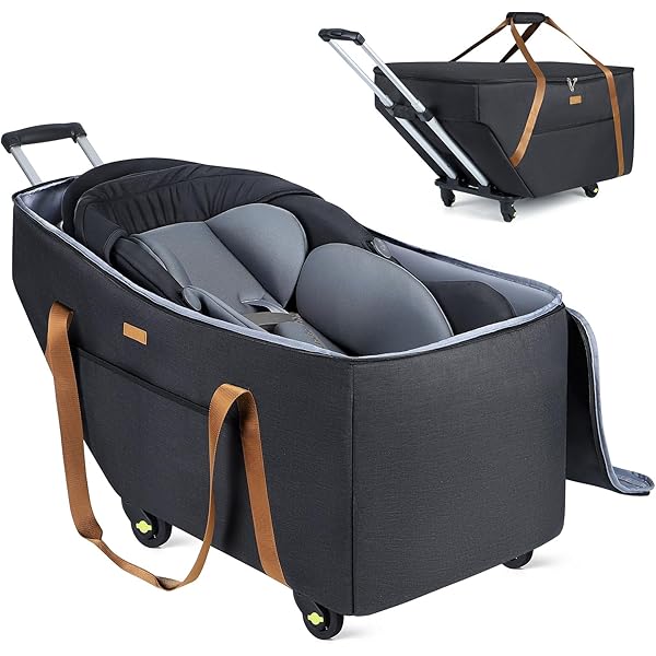 Booster Seat Car Hap Tim Car Seat Travel Bag, Padded For Airplane