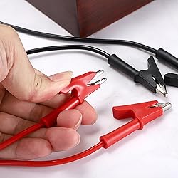 Sumnacon Dual Ended Crocodile Alligator Clips, 15A