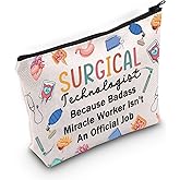 MNIGIU Surgical Technologist Gift Surgical Tech Cosmetic Makeup Bag Scrub Tech Gift CST Gift (Surgical Bag)