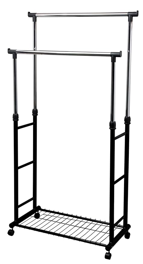 Barras para colgar ropa con ruedas | Ruedas