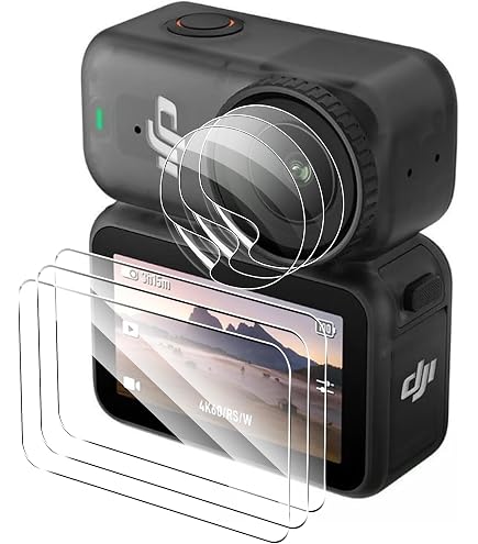 Pack De Protectores De Pantalla Y Cámara Para DJI Osmo Nano – 2 Pantallas + 2 Lentes, Antirayaduras