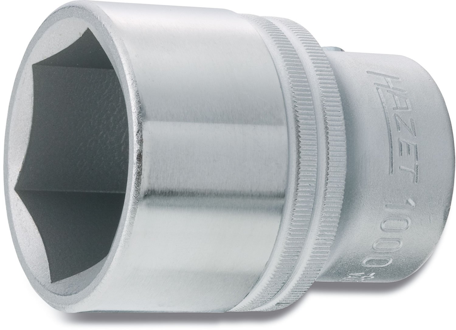 HAZET 1000-32 58 mm 6-Point Hexagon Profile Socket - Chrome-Plated/Polished