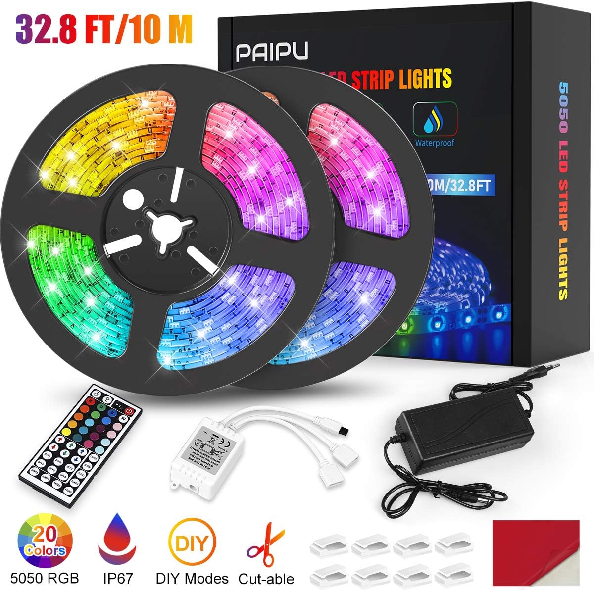 striscia di luci a led per la stanza 75ft