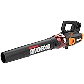 WORX Cordless Leaf Blower, Electric Blower for Lawn Care wth Brushless Motor, Batteries & Charger Not Included, WG584.9