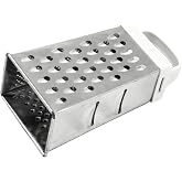 Chef Craft Pyramid Tin-Plated Grater, 6 inch, Stainless Steel