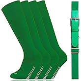 Youper Youth Baseball/Softball Belt & Socks Combo Set (2 Pairs of Socks & 1 Belt)