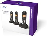 BT Everyday Cordless Landline Phone Trio Handset Pack view 4