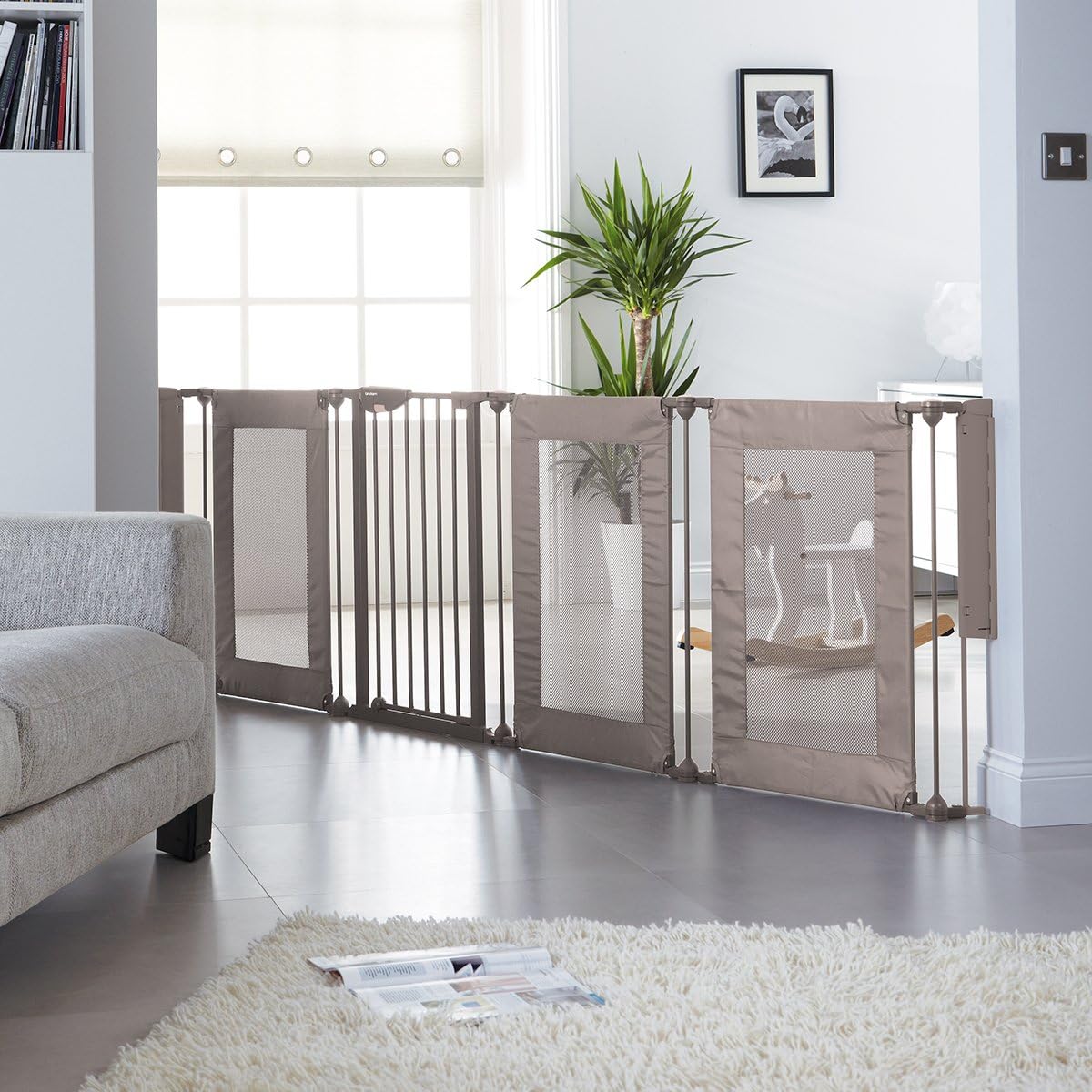 lindam safe and secure fabric playpen