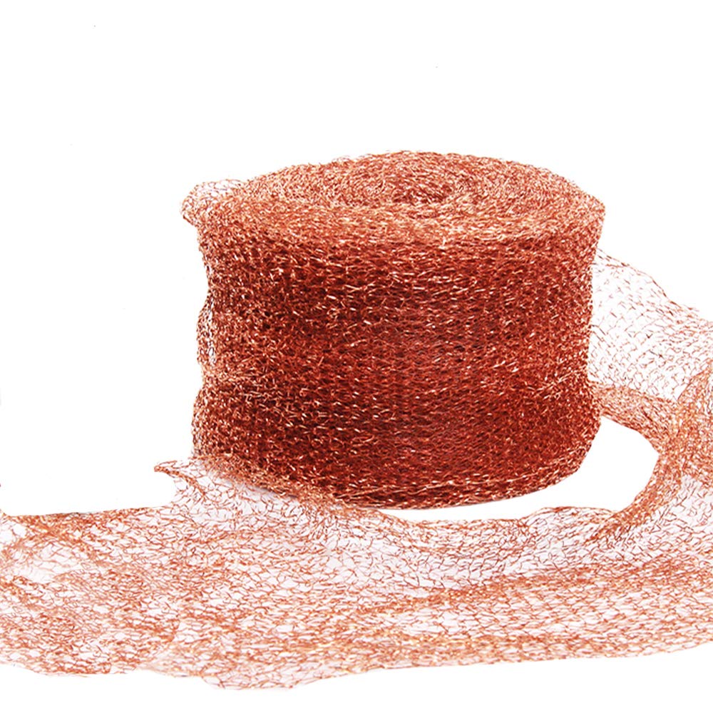 Photo 1 of HICI PCO Copper Mesh Roll Stuf-Fit Mesh Distilling,Copper Fill Fabric,DIY Hole Filler (5" X100 FT)
