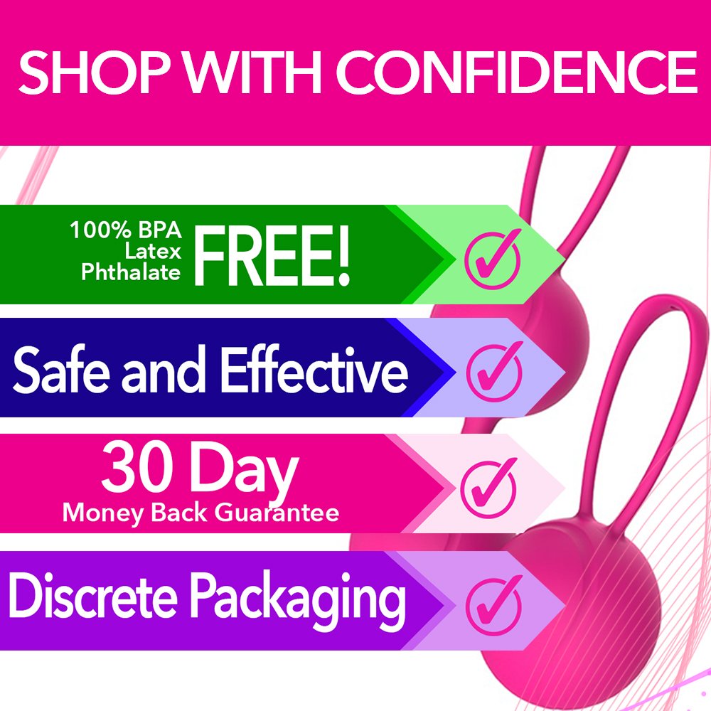 Kegel Exercise Weight Balls for Beginners & Advanced. Doctor Recommended Pelvic Floor Exercise for Women & Girls-Bladder Control, Post Pregnancy/Childbirth recovery,Ben Wa Balls Set- ZESSTI