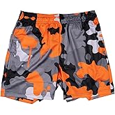 Ethika Boys Basketball Shorts, Lightweight Mesh, Quick Dry Fabric (Drip Camo, L)