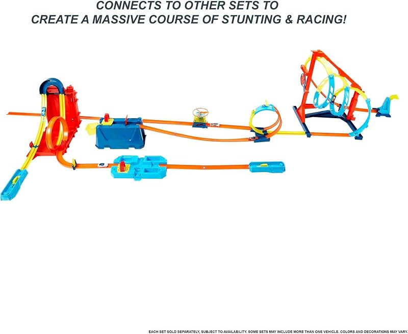 Unlimited Fuel Can Stunt Box Playset y Coche