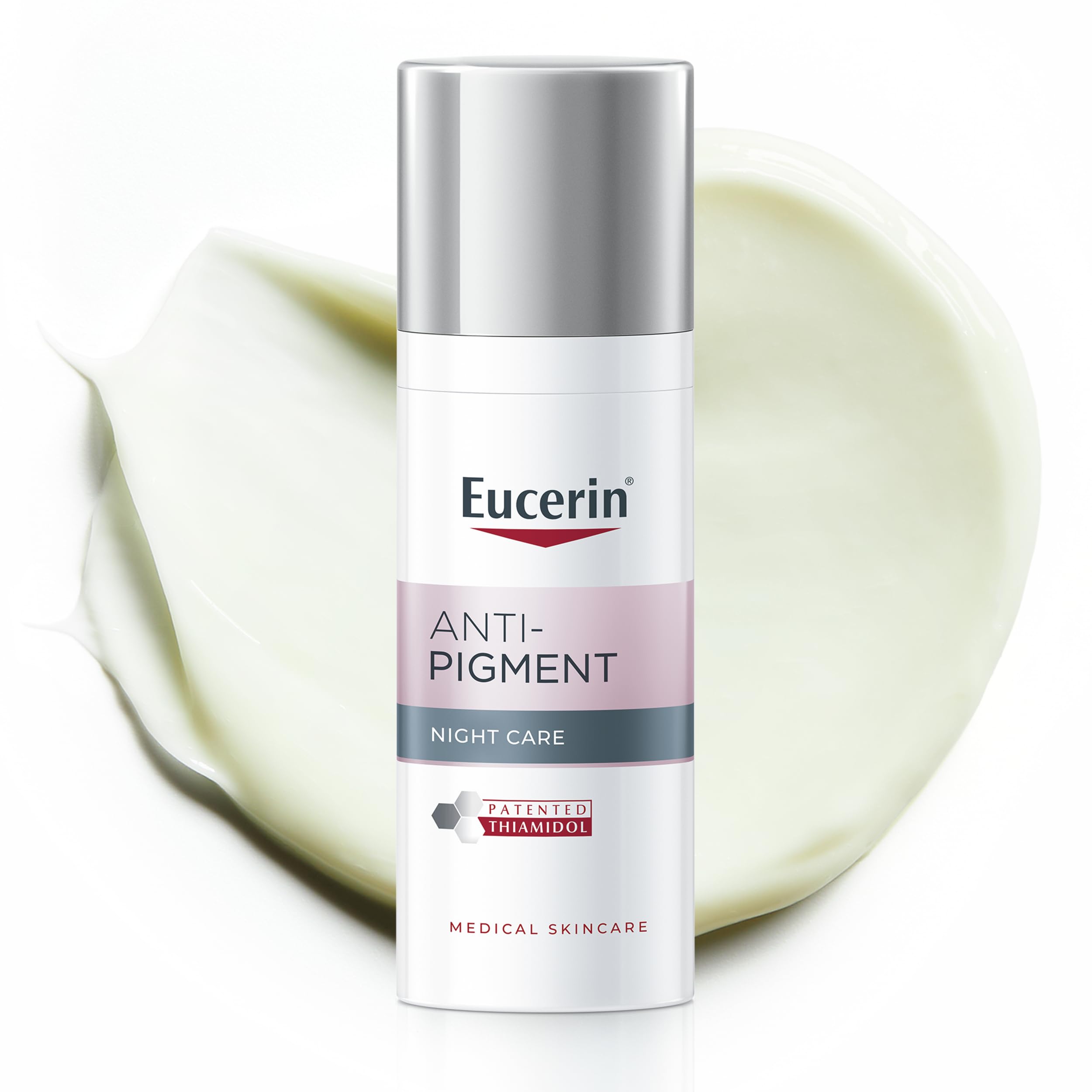 Eucerin Anti-Pigment Night Cream 50ml, Enriched Face Cream to Reduce Appearance of Age Spots, Hyperpigmentation Treatment Formula with Thiamidol to Reduce Dark Spots