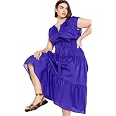 City Chic Women's Plus Size Kasbah Plain Dress