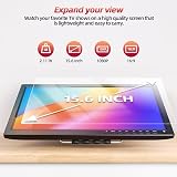 Desobry 15.6 inch Portable TV 1080P DVB-T2 Battery Powered USB HDMI view 2