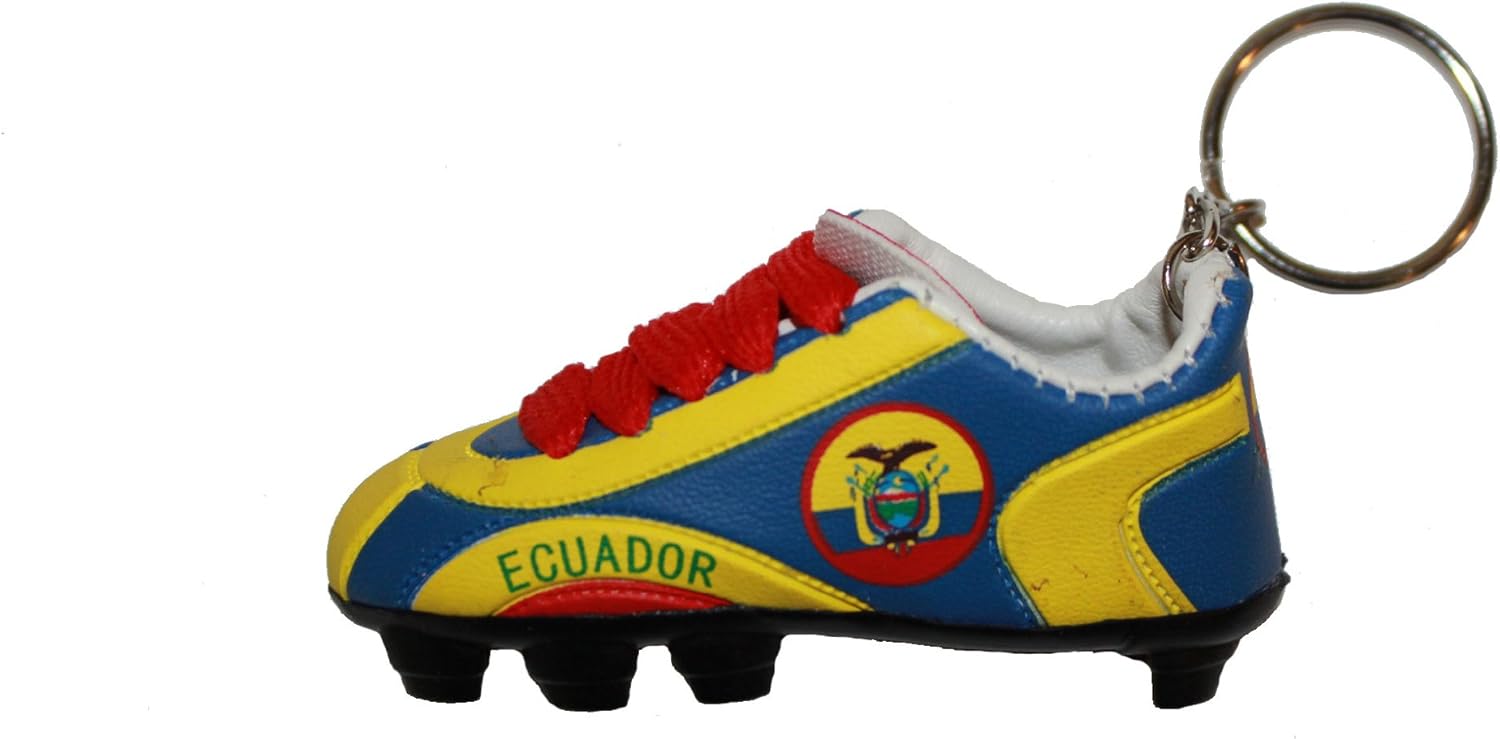 blue and yellow soccer cleats
