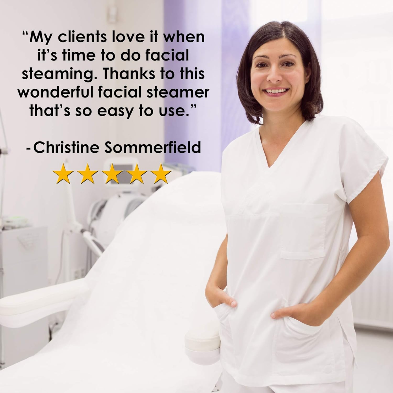 [UPGRADED] Ozone Facial Steamer, Spa Facial Steamer with Herbal and Aromatherapy, Professional Spa Salon Face Steamer, Hot Mist Facial Vaporizer for Deep Cleansing, Skin Care & Esthetician Supplies: Beauty