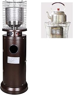 XYQCPJ Heizofen FüR Drinnen Und DraußEn, Tragbar Terrassenheizung Temperatur Stellbar Gasheizofen Kann Wasser Kochen Stehen HeizköRper Camping Angeln Zelt Auto Heizung Herd