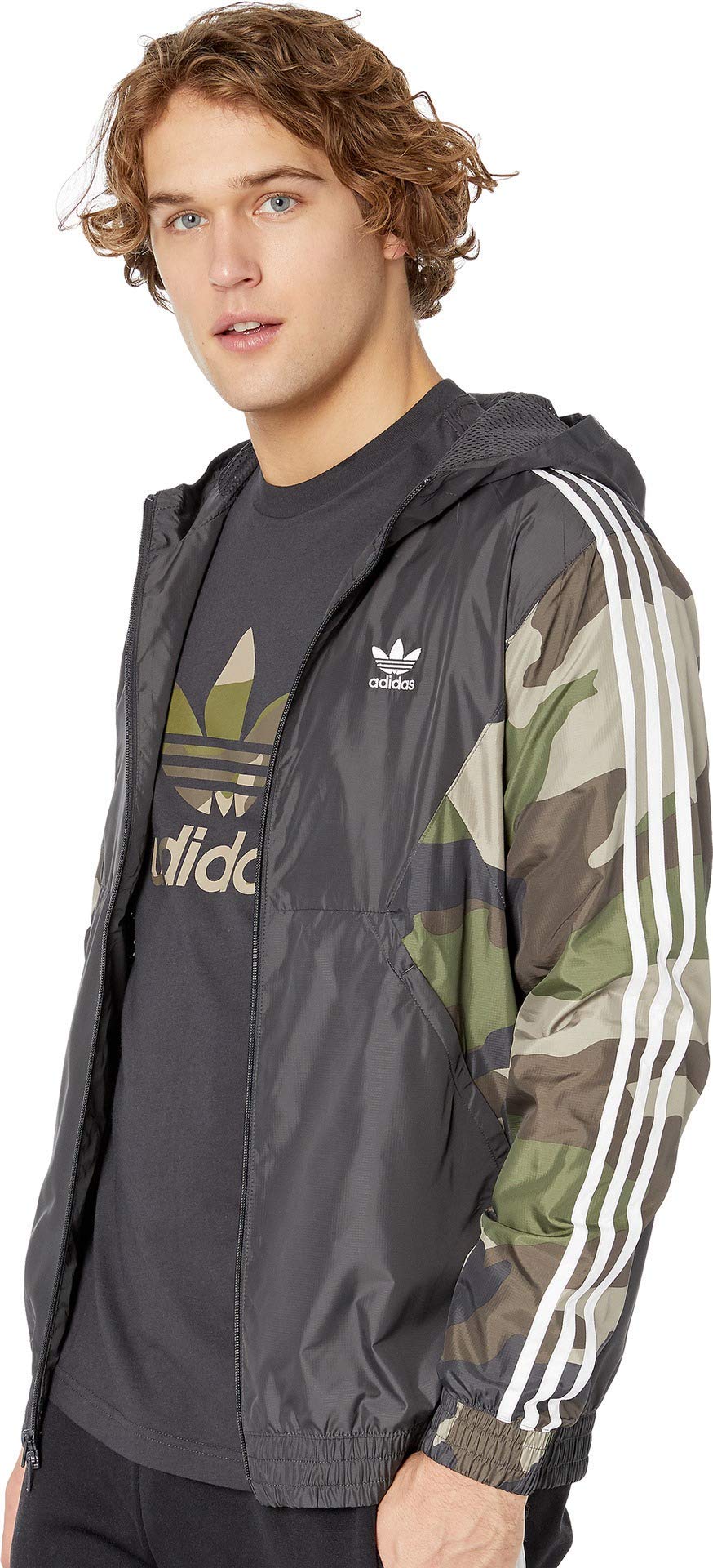 adidas originals camo windbreaker
