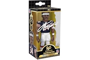 Walter Payton Gold 5 Inch Facsimile Signed Reprint Laser Autographed Funko POP! Football: Chicago Bears Figurine