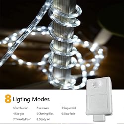 100ft LED Rope Lights Outdoor, 720 LED Connectable