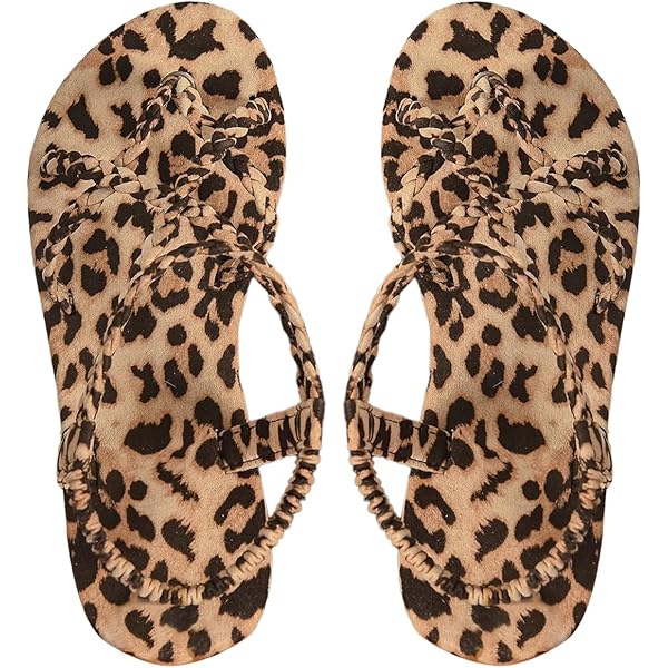 Buy cheetah strappy sandals Best Sale