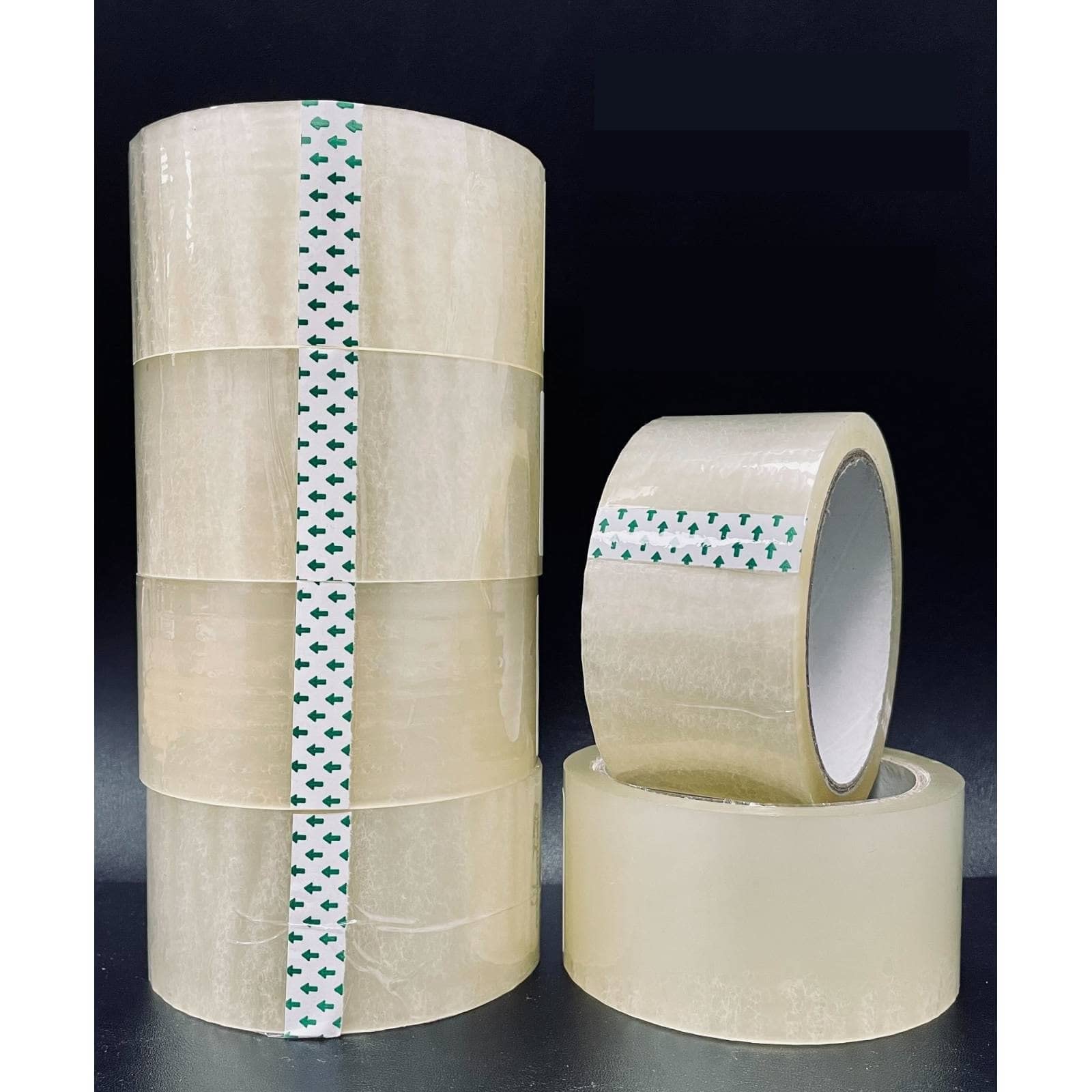 Craft 4 You CLEAR STRONG PACKAGING PARCEL TAPE 48MM X 66M - PACK OF 6 ROLLS