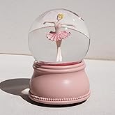 Ballerina Snow Globes for Girls - Christmas Music Snowglobes, Rotating Musical Water Globe, Kids Snow Globes, Ballet Dance Recital Gifts for Girls, Daughter, Granddaughter
